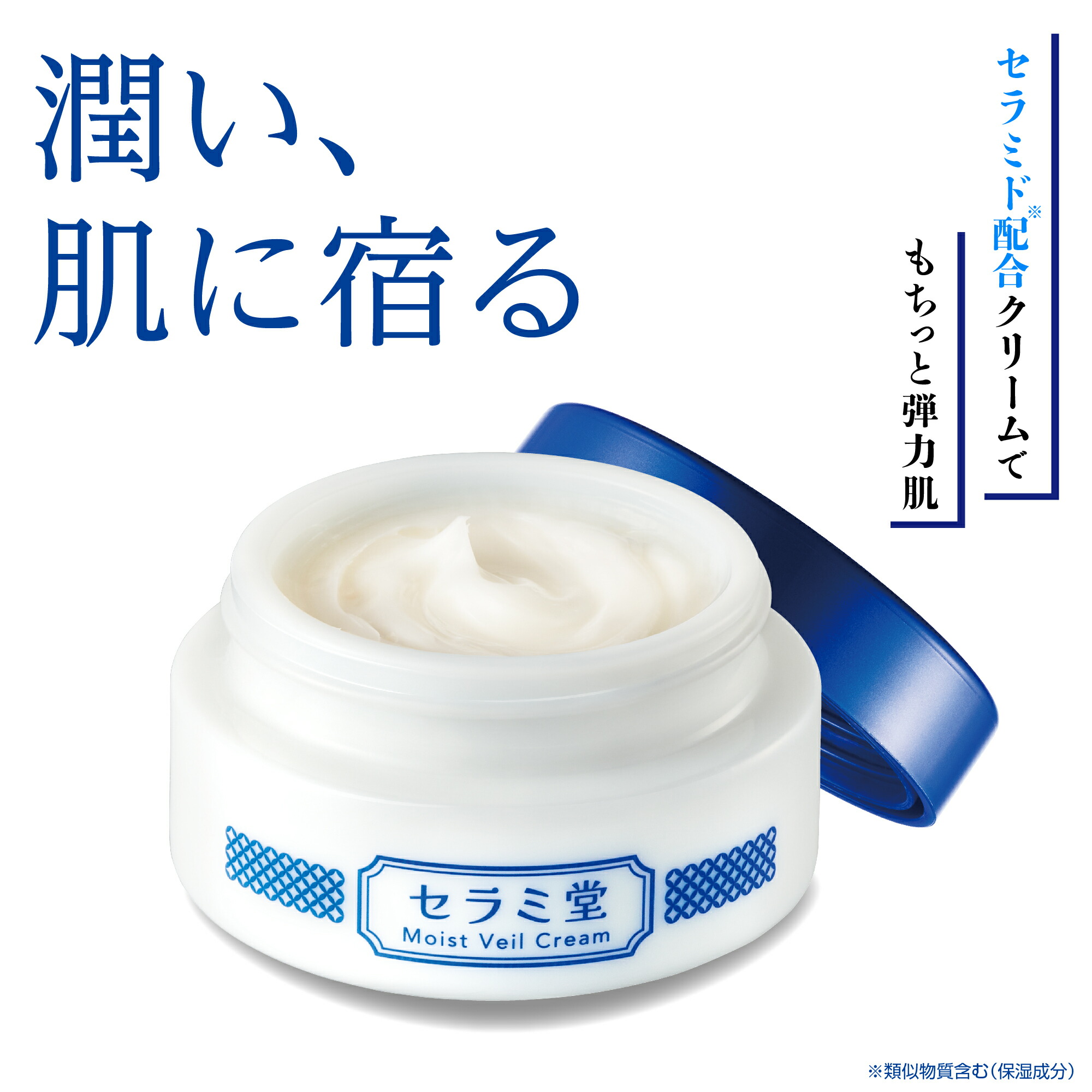 楽天市場】セラミ堂 モイストベールクリーム 35g / 保湿クリーム