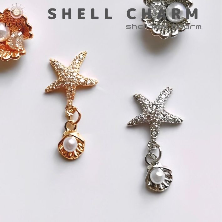 楽天市場】ポイント5倍ネイルパーツ シェル チャーム 1個 キラキラ