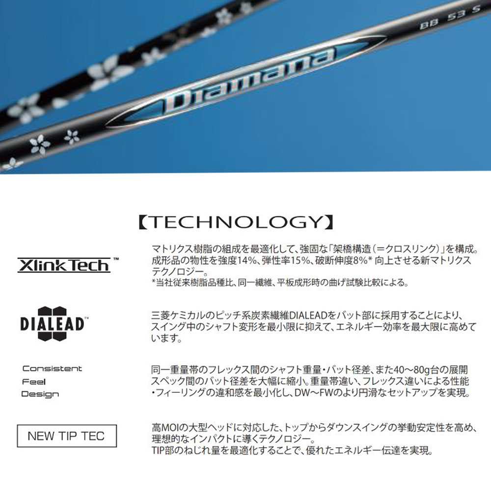 楽天市場】FW用 三菱ケミカル ディアマナ BB テーラーメイド