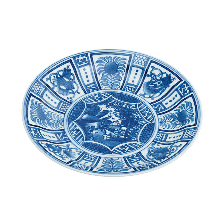 楽天市場】染付芙蓉手 7寸古伊万里皿 ＜和食器 / 有田焼 / 懐石