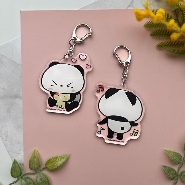 楽天市場】お買いものパンダ 【オリジナル商品】アクリルキーホルダー