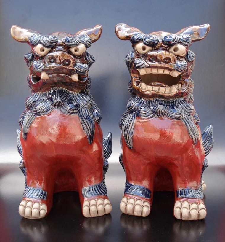 楽天市場】datta.沖縄南の島陶芸工房 |datta シーサー 置物 玄関
