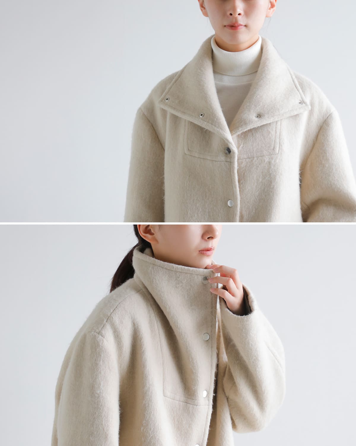 楽天市場】セール【40%OFF】Hella ヘラ ウール混 シャギー コート