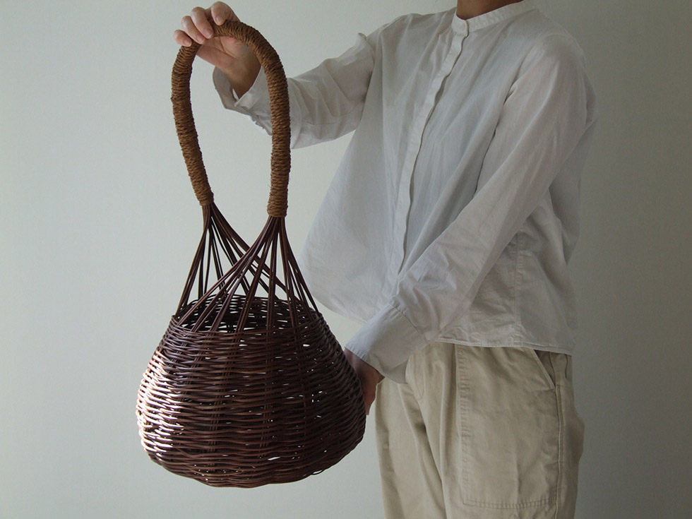 楽天市場】【沖縄県 今帰仁村のわらび細工】わらび 縄巻手付かご H56