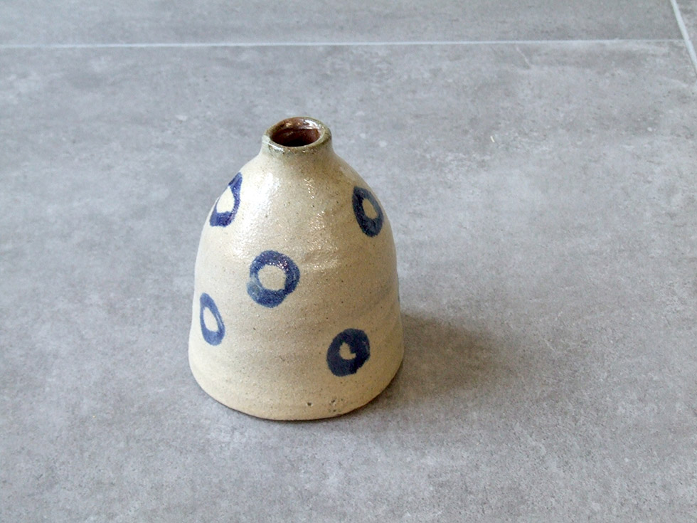 楽天市場】やちむん 民藝 読谷山焼 北窯 宮城正享 三角花器小 花瓶