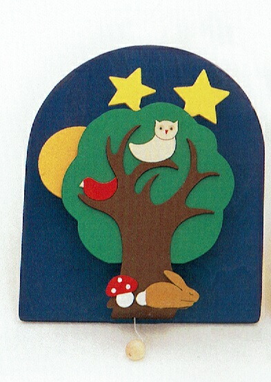 楽天市場】キーナー 壁掛けオルゴール 星と月【選べるラッピング無料