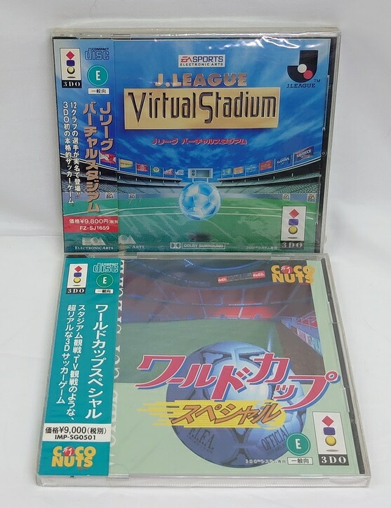 楽天市場】【新品】3DOソフト「Jリーグ バーチャルスタジアム