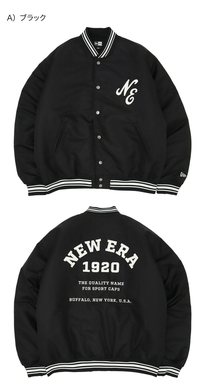 楽天市場】ニューエラ ジャケット NEW ERA スタジャン 中綿 ONSPOTZ