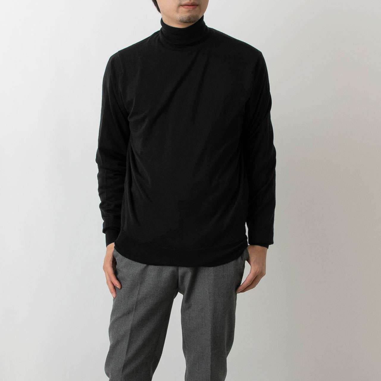 楽天市場】ジョンスメドレー JOHN SMEDLEY メンズ タートルネック長袖