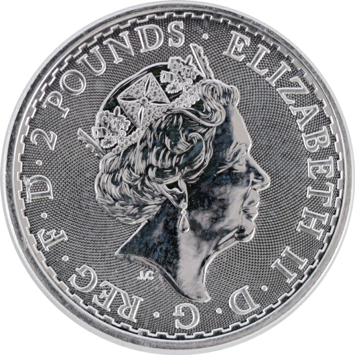 楽天市場】イギリス 2021ブリタニア銀貨 純銀 999silver 1オンス 38.61
