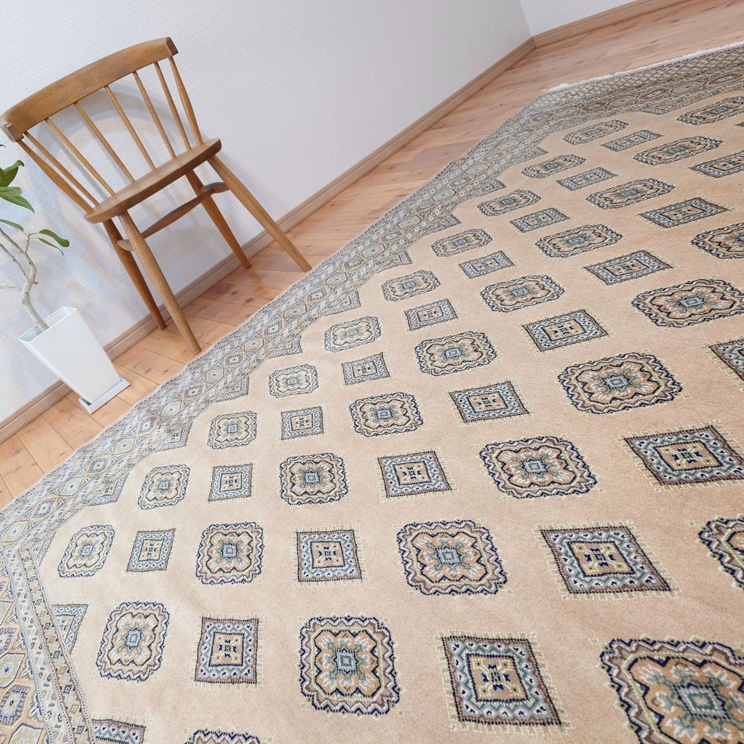 楽天市場】軽くて畳める手織りラグ パキスタン絨毯 玄関マット