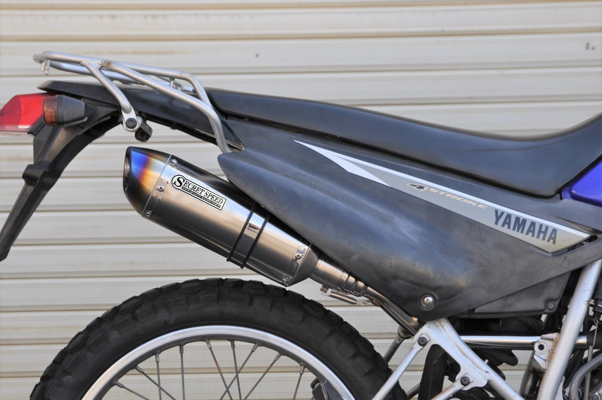 楽天市場】ヤマハ XTZ125 スリップオンマフラー ブルー サイレンサー