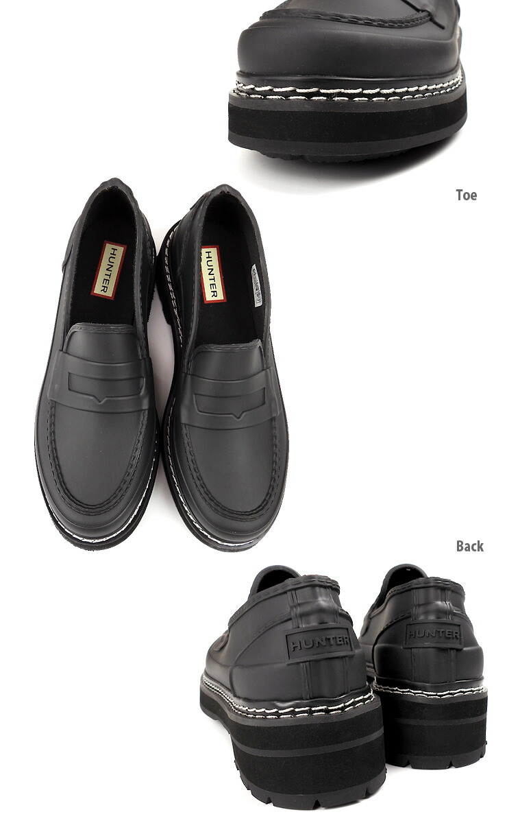 楽天市場】HUNTER REF STITCH PENNY LOAFER レインローファーシューズ