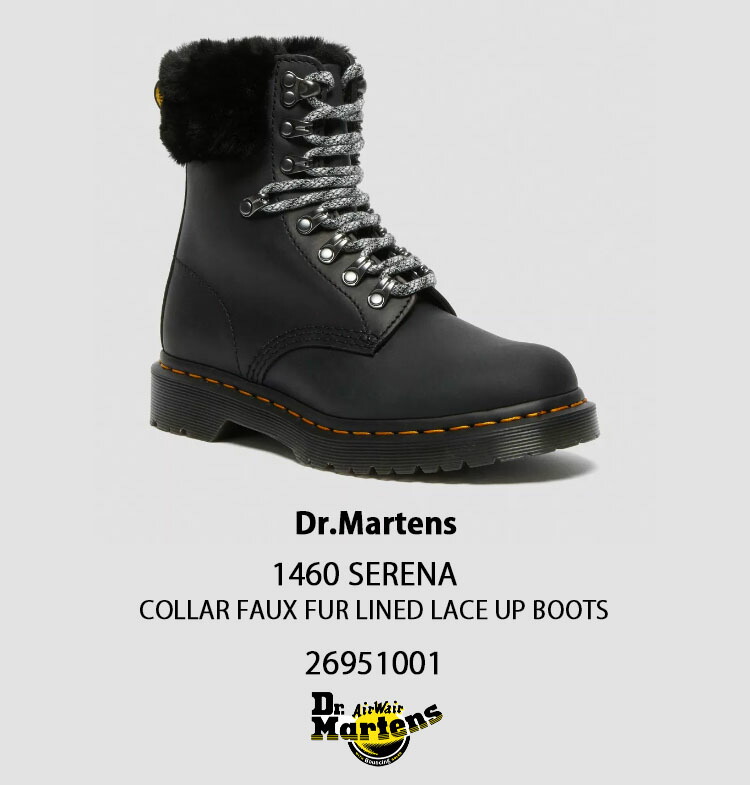楽天市場】Dr.Martens ドクターマーチン 8ホールブーツ レザー ボア