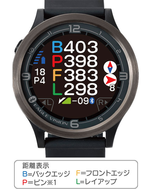 楽天市場】朝日ゴルフ イーグルビジョン エース プロ EV-337 腕時計型