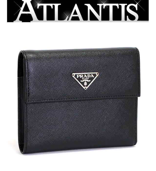 楽天市場】極美品 プラダ PRADA 三角ロゴ 三つ折り財布 サフィアーノ