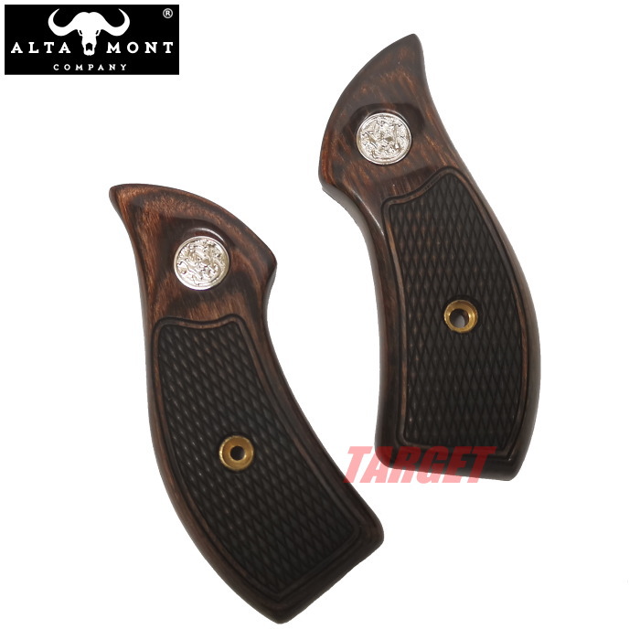 楽天市場】アルタモント S&W Jフレーム ラウンドバット用 木製グリップ