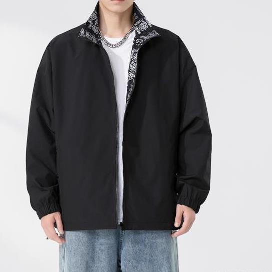 楽天市場】バンダナ柄 ナイロンジャケット ペイズリー柄 ウインド