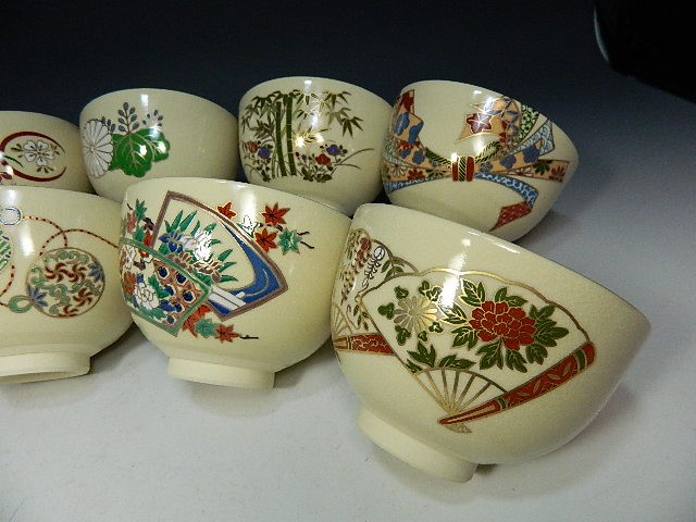 楽天市場】【茶道具 抹茶碗】 仁清 数茶碗 10種セット 新品 : 徳増