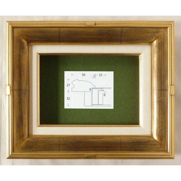 楽天市場】額縁 油彩額縁 油絵用額縁 井桁 F10 金 ゴールド -新品