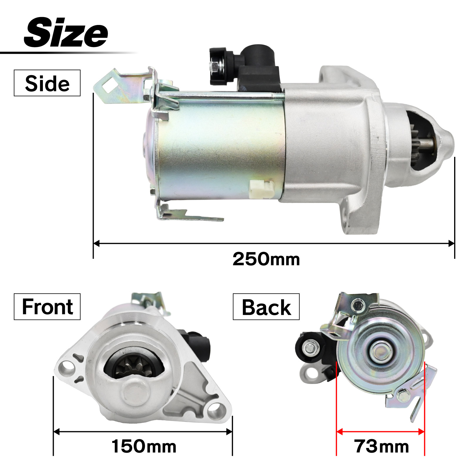 楽天市場】ステップワゴン RK1 RK2 RK5 RK6 RK7 対応 セルモーター