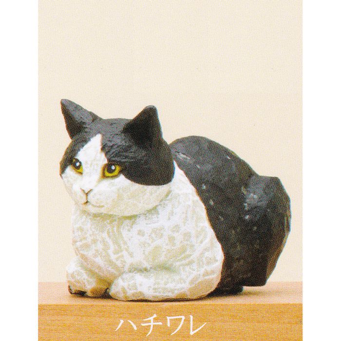 楽天市場】ハチワレ 【木彫り彫刻家 はしもと みお 猫の彫刻 キタン