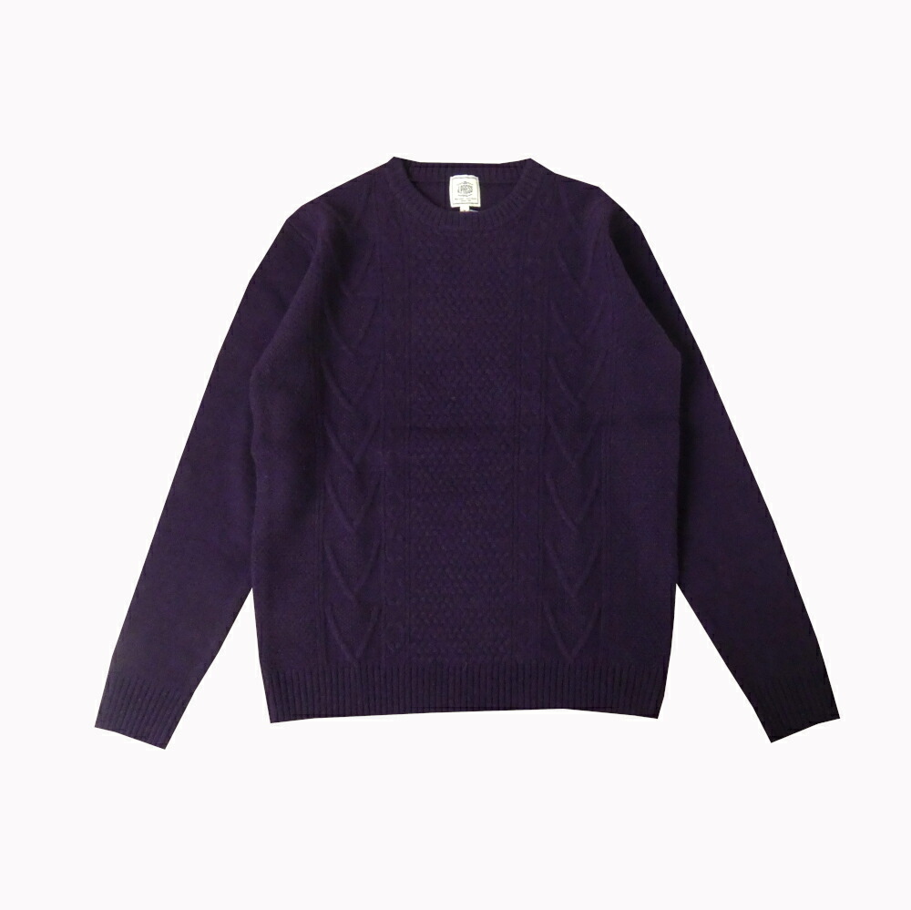 楽天市場】ジェイプレス (J.PRESS) 秋冬春 ケーブルクルーネック