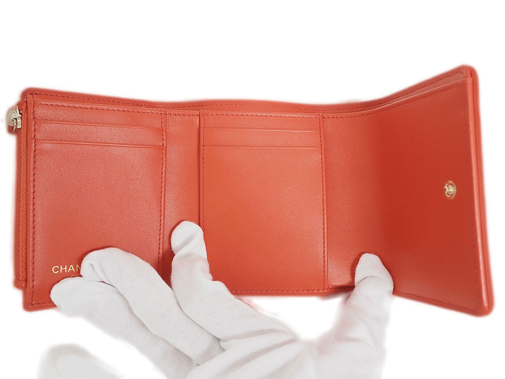 楽天市場】シャネル CHANEL 財布 三つ折り ココマーク コンパクト