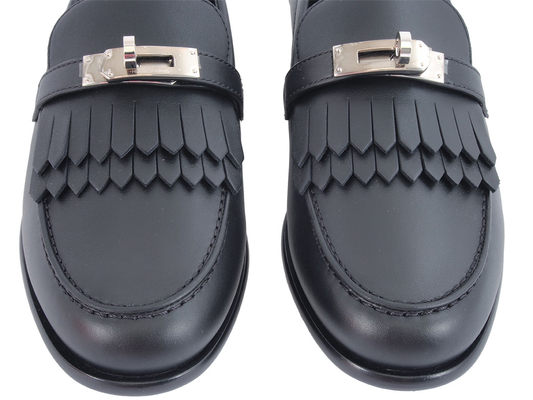 エルメス 靴 モカシンパリ 38 黒 ローファー美品 楽天市場】エルメス