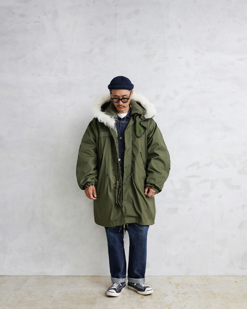 楽天市場】☆希少 実物 新品 デッドストック 米軍 M-65 フィッシュ