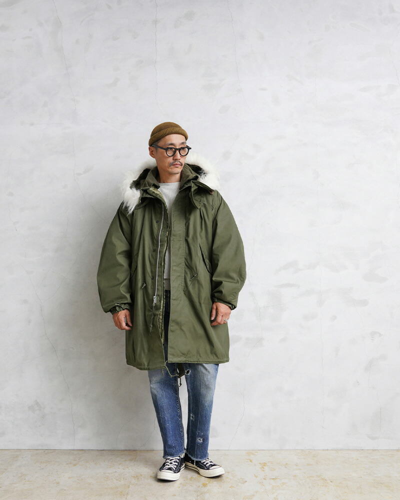 60s M-65 モッズコート フィッシュテールパーカー 初期型 アルミジップ