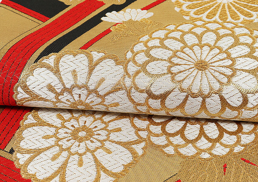 ぱ*ぴ様 正絹西陣織伝統工芸士フォーマル鳳凰雪輪文様 正絹伝統工芸