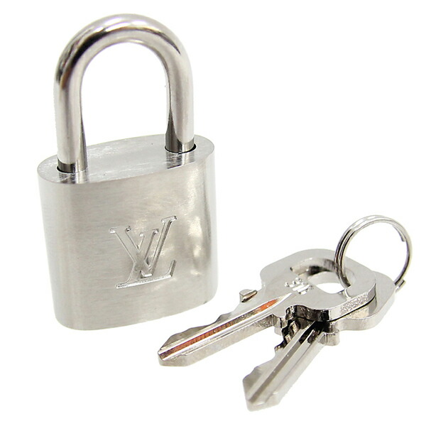 楽天市場】ルイヴィトン カデナ パドロック R10007 シルバー 艶なし