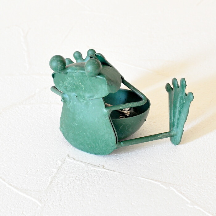 楽天市場】インテリア 雑貨 カエル(蛙) 置物 オブジェ ブリキ 村田屋