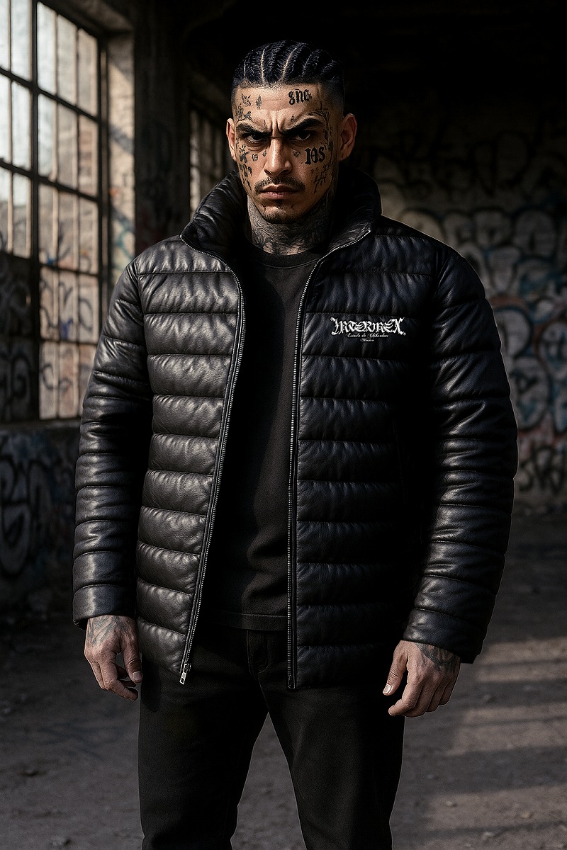 楽天市場】レザー調 中綿ジャケット メンズファッション オラオラ系