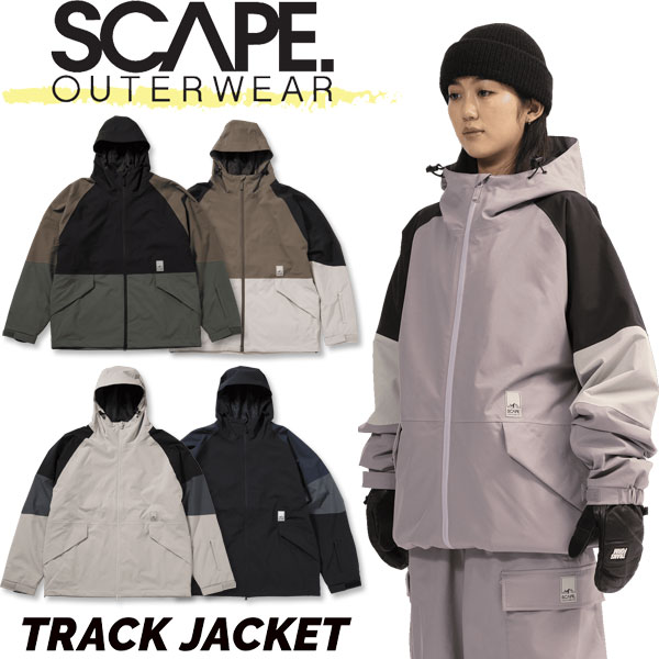 楽天市場】25-26 SCAPE/エスケープ TRACK jacket 着用説明動画 メンズ