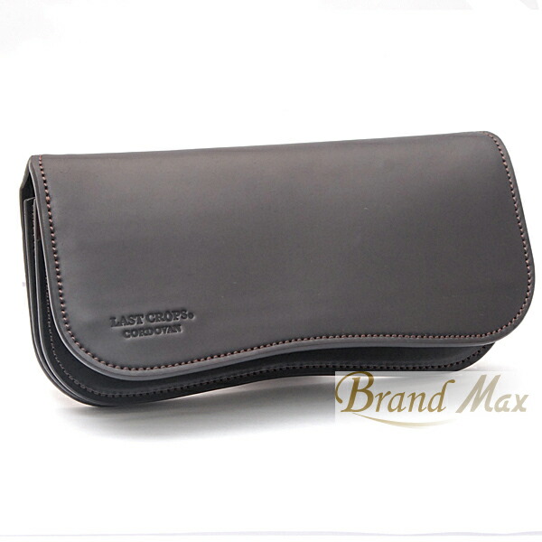 楽天市場】ラストクロップス 二つ折長財布 コードバン ブラック NA品
