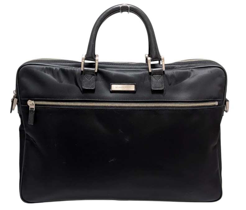 バーバリー ブリーフケース ノバチェック 本革 ナイロン 軽量 BURBERRY