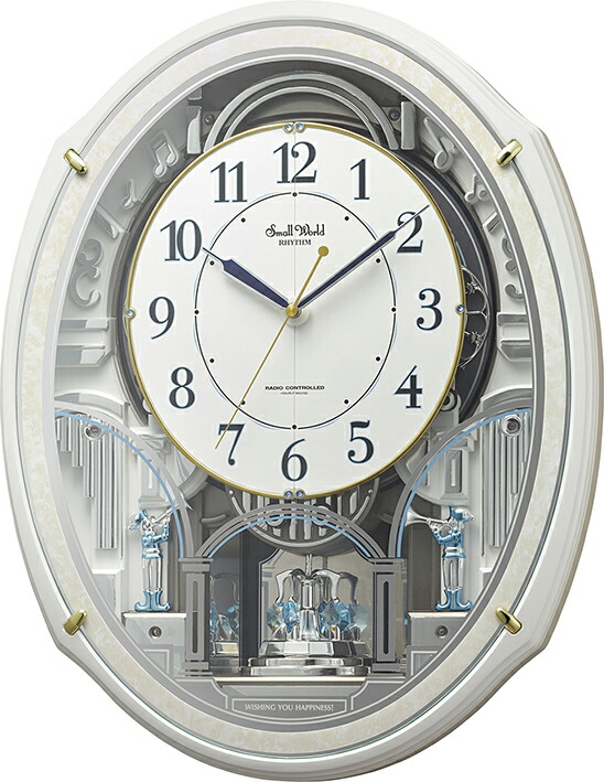 楽天市場】からくり 時計 RHYTHM スモールワールド アルディN 壁掛け