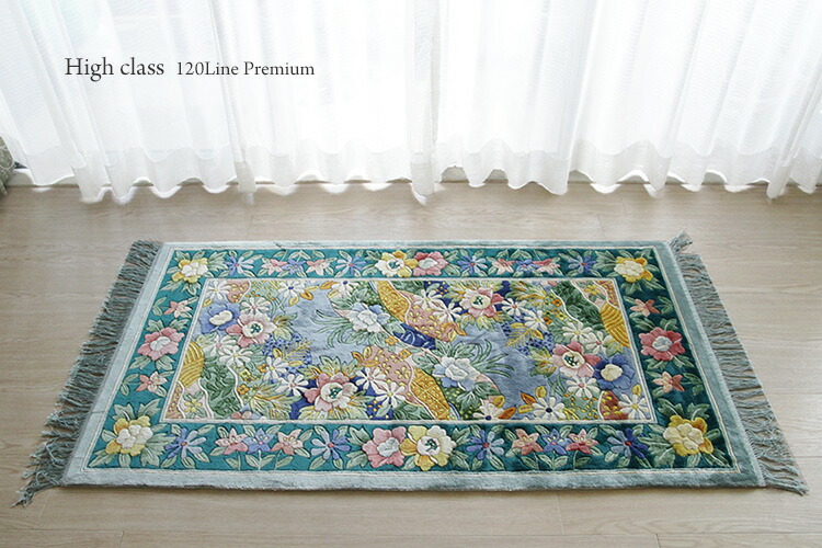 楽天市場】シルク段通 玄関マットの通販