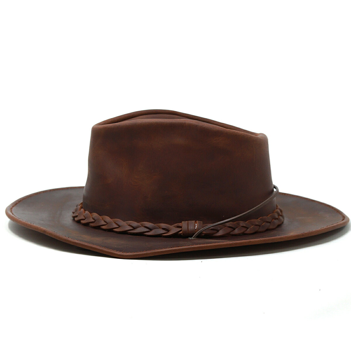 楽天市場】ヘンシェル 本革 カウボーイハット レザー 帽子 1154-23