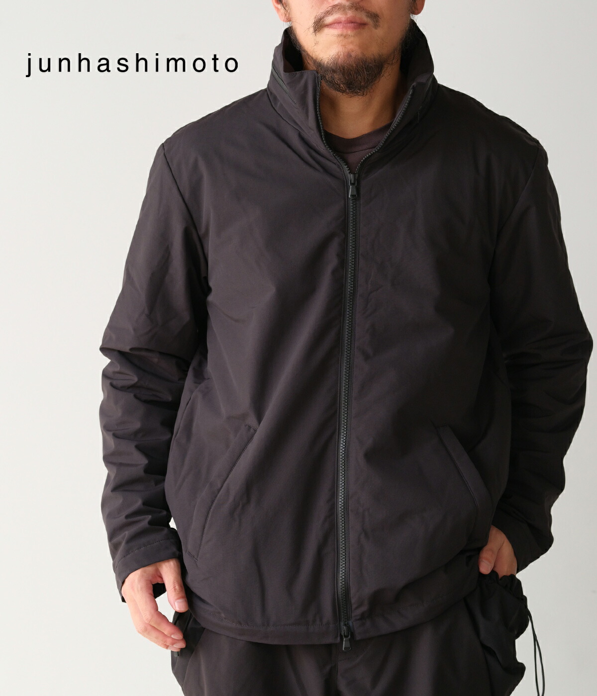 楽天市場】【別注】【junhashimoto|ジュンハシモト】NYLON ZIP BLOUSON