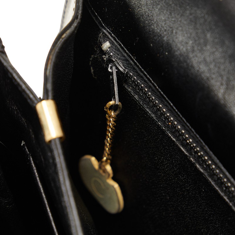 楽天市場】セリーヌ 馬車金具 ワンショルダーバッグ ブラック レザー