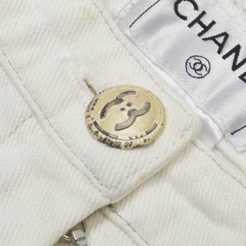 楽天市場】シャネル 5ポケット ジーンズ デニムパンツ サイズ:34