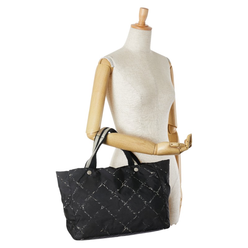 楽天市場】シャネル 旧トラベルライン トートバッグ A11833 ブラック