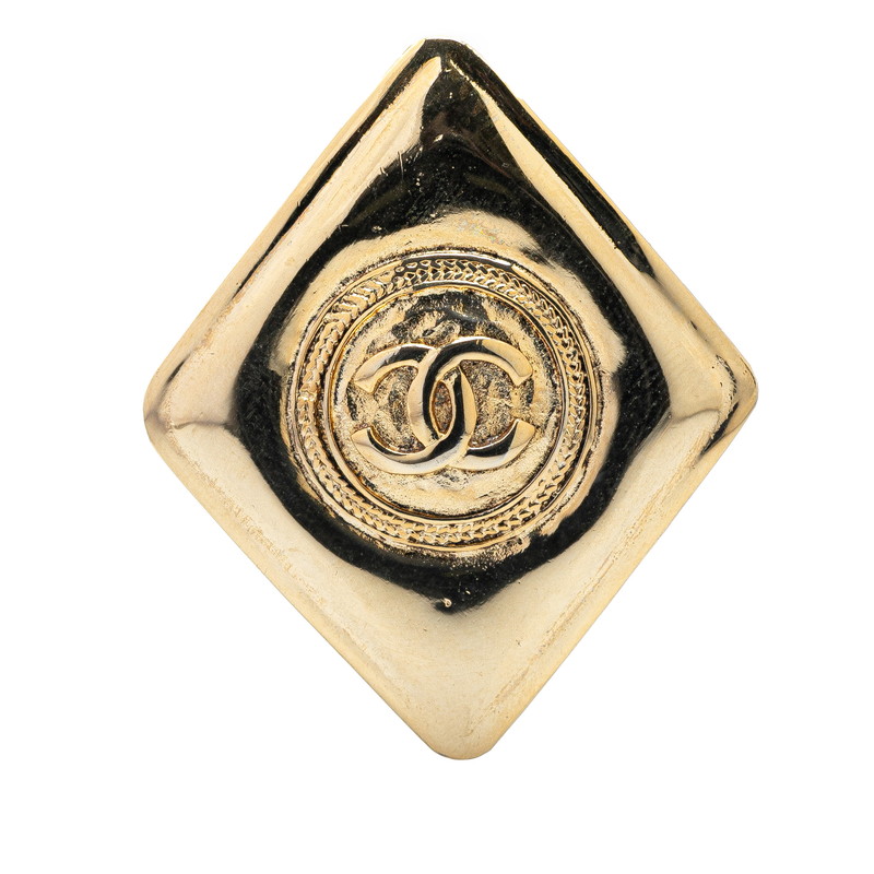 楽天市場】シャネル ヴィンテージ ココマーク ひし形 ブローチ