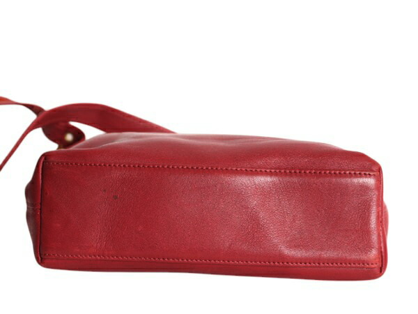 楽天市場】オールドコーチ 本革 レザー ミニ ショルダー バッグ 赤