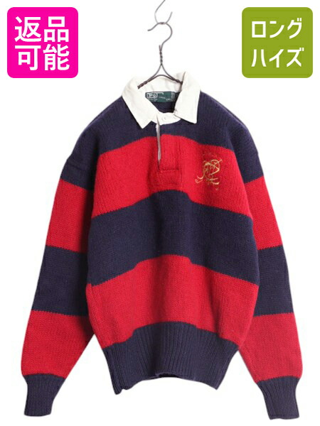 楽天市場】ボーダー ニット（ブランドラルフローレン）（メンズ