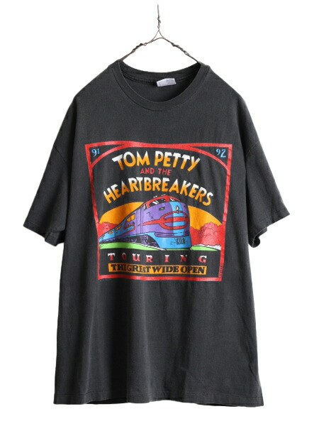 楽天市場】90s ☆ トムペティ ツアー イラスト 両面 プリント Tシャツ