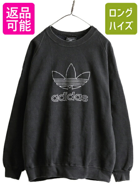 楽天市場】90s USA製 アディダス トレフォイル 刺繍 スウェット メンズ